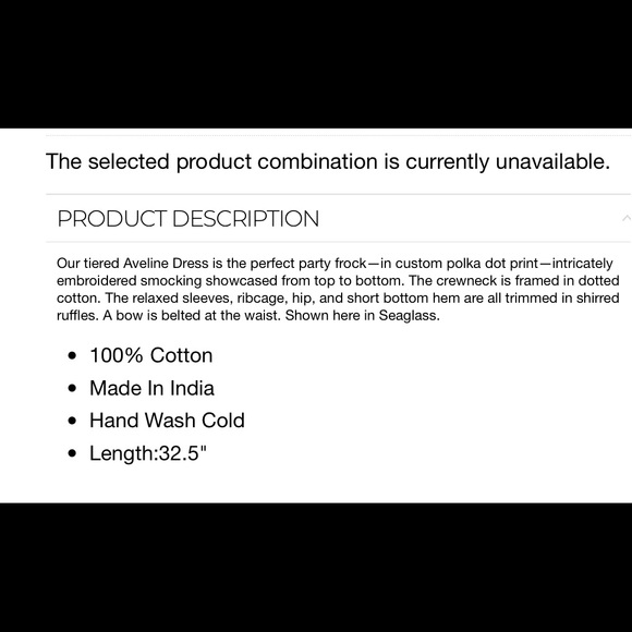 🌸 SOLD LOVE SHACK FANCY AVELINE DRESS NWT 🌸 - Picture 4 of 9